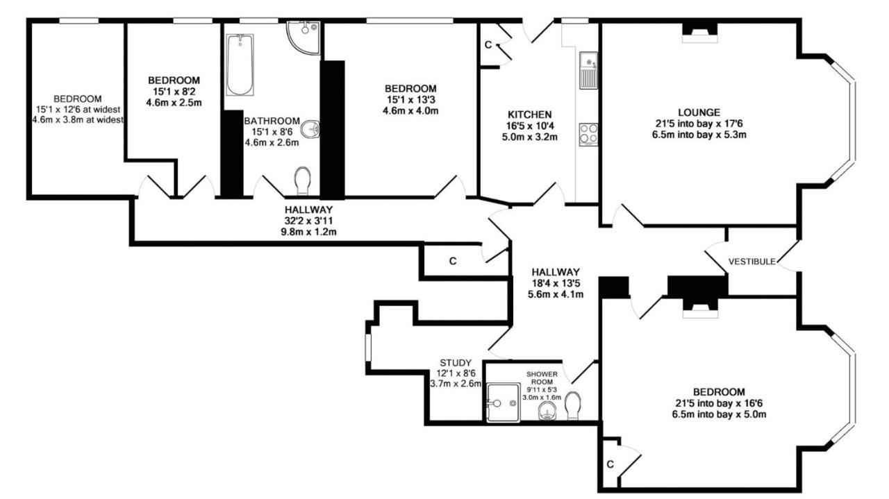 Milton Bank Mansion Garden Apartment بروتي فيري المظهر الخارجي الصورة